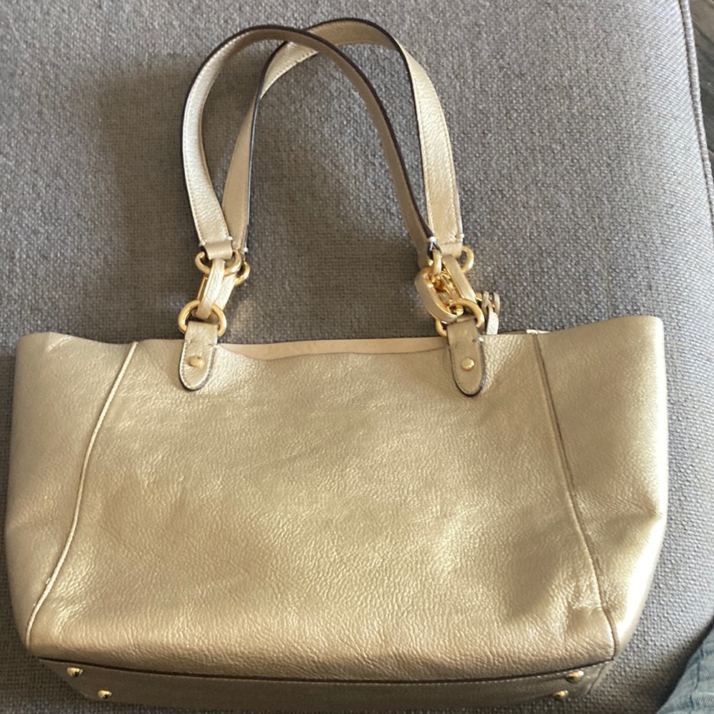 Polo Ralph Lauren Goldtone Tote